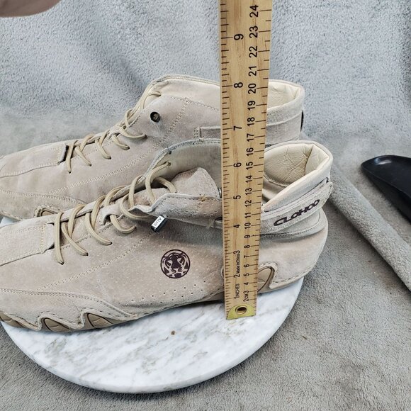 Cloohoo Shoes Mens EU 48 US 14 Tan Suede Ankle Chukka Boots - Picture 6 of 12